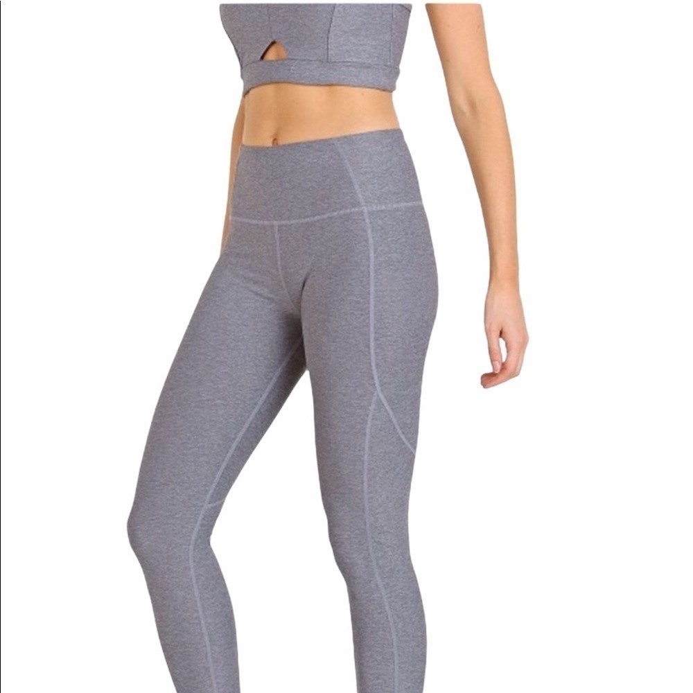 Varley High Waist Everett 7/8 Leggings Grey Medium